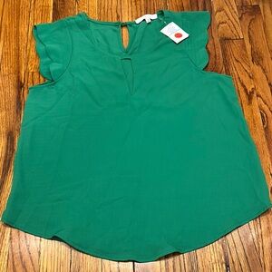 Iris Vibrant Green Blouse